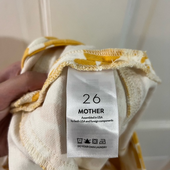 MOTHER The Ruffle Mini Skirt in yellow/orange print - Picture 3 of 5